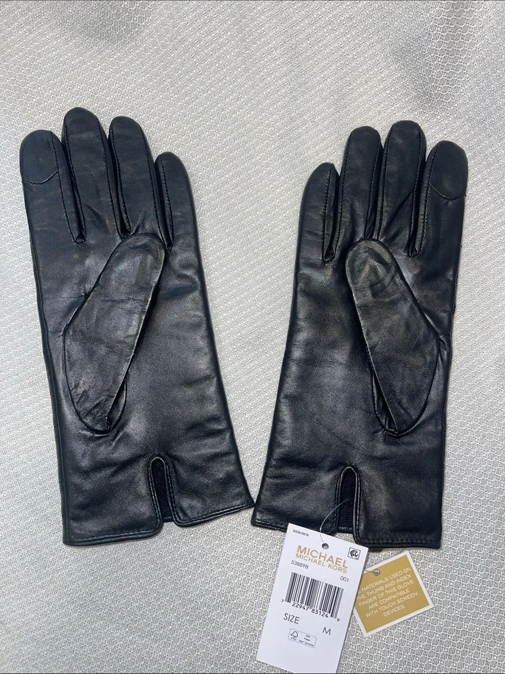 Michael Kors black leather